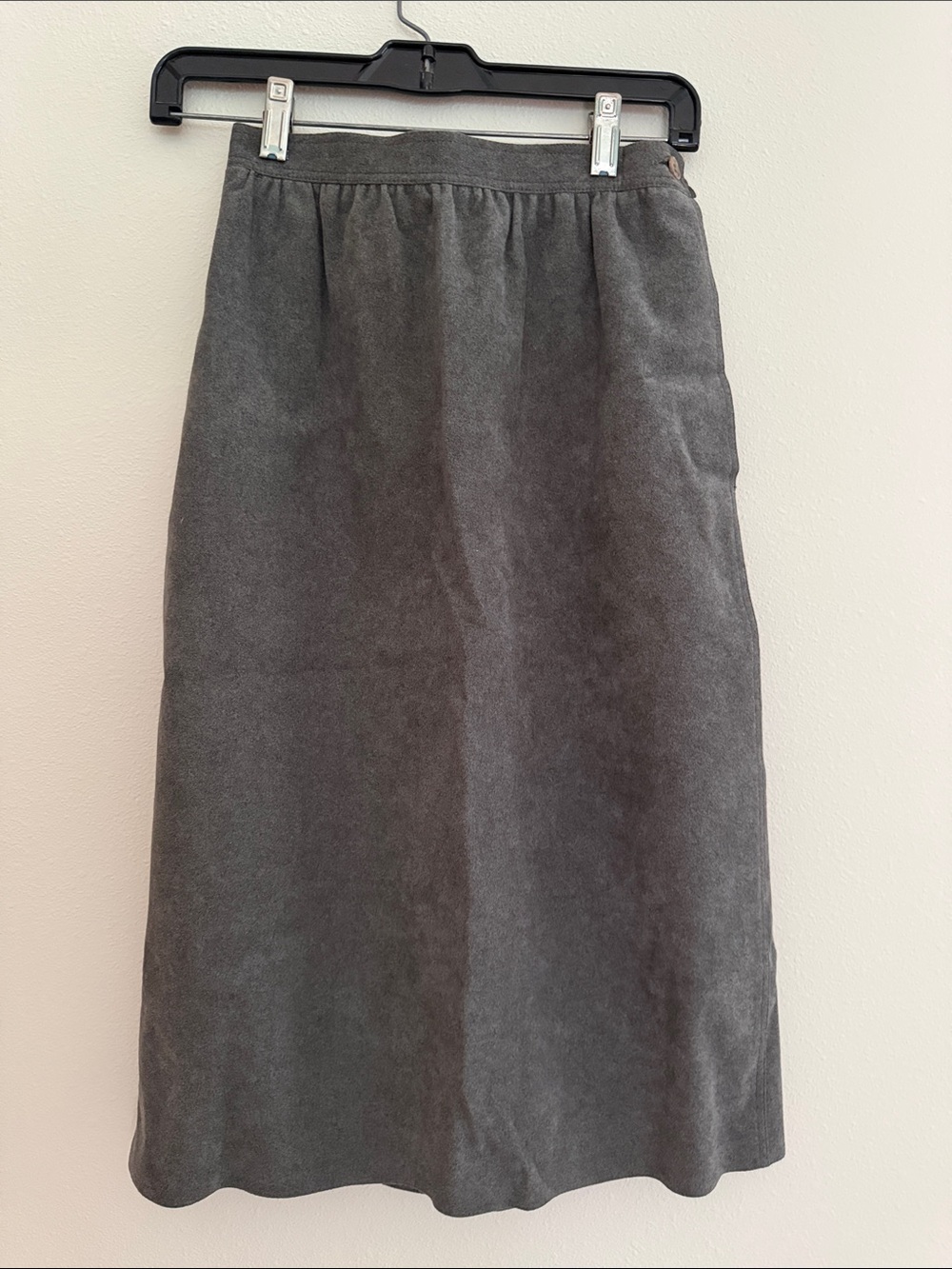 Classic Charcoal A-Line Women’s Skirt
